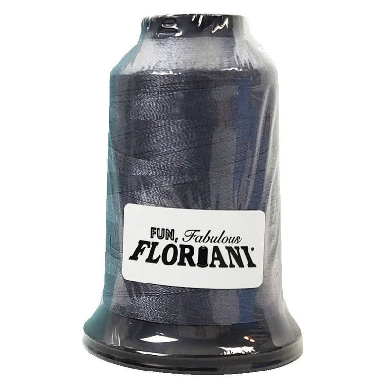 Floriani Polyester Embroidery Thread 1000m/1100yds - Dark Grey Blue - PF4352
