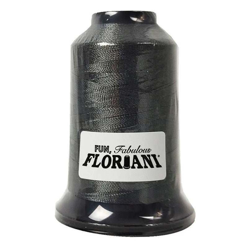 Floriani Polyester Embroidery Thread 1000m/1100yds - Ash Gray - PF4575