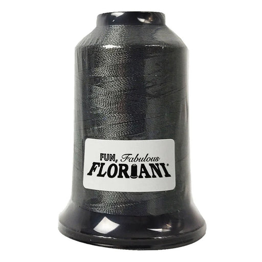 Floriani Polyester Embroidery Thread 1000m/1100yds - Ash Gray - PF4575