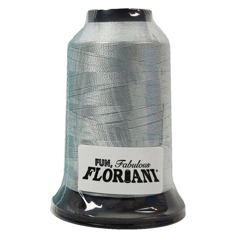 Floriani Polyester Embroidery Thread 1000m/1100yds - Grey - PF4835