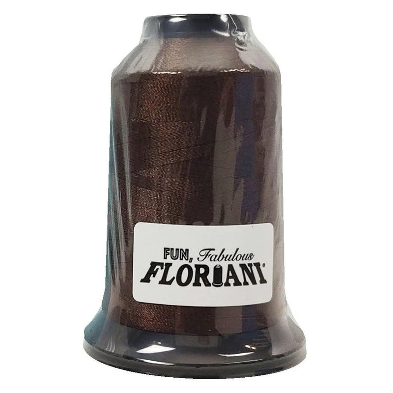Floriani Polyester Embroidery Thread 1000m/1100yds - Brown Stone - PF7986