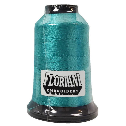 Floriani Polyester Embroidery Thread 1000m/1100yds - Aqua - PFK37 - PFK37