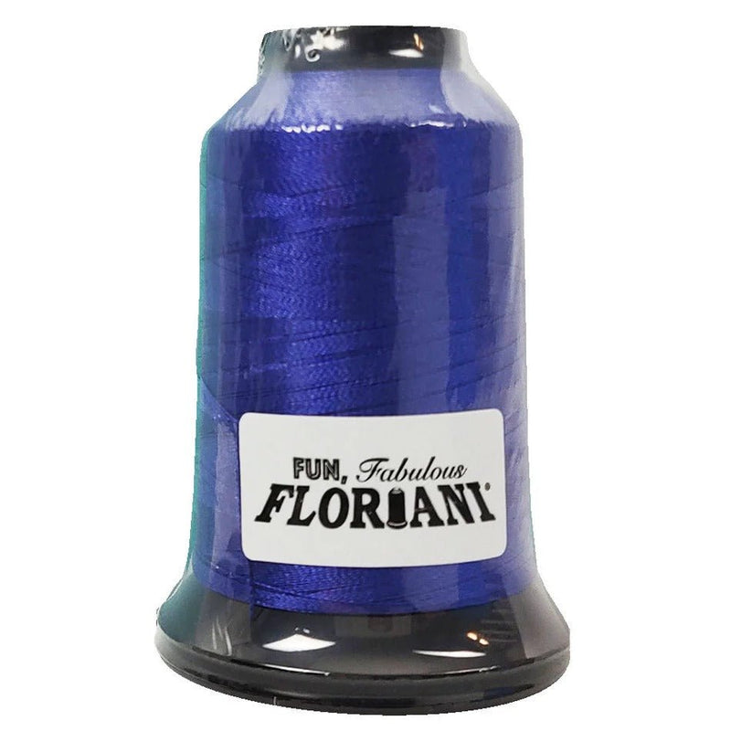 Floriani Polyester Embroidery Thread 1000m/1100yds - Purple Rain - PFK38 - PFK38