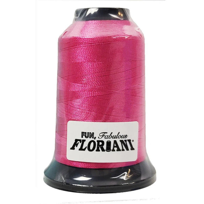 Floriani Polyester Embroidery Thread 1000m/1100yds - Passion Pink - PFY40 - PFY40