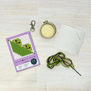 The Crafty Kit Company We're Like Two Peas in a Pod Mini Matchbox Cross Stitch Kit