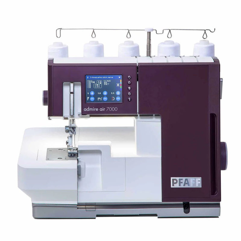 PFAFF admire air 7000 Coverlock Machine – One - Touch Air Threading