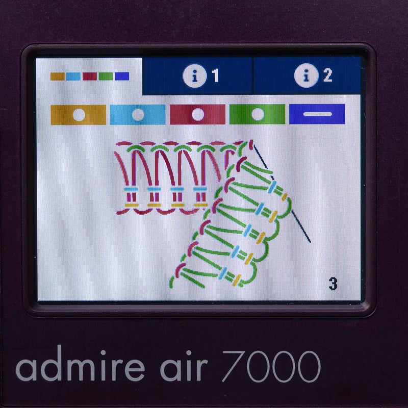 PFAFF admire air 7000 Coverlock Machine – One - Touch Air Threading
