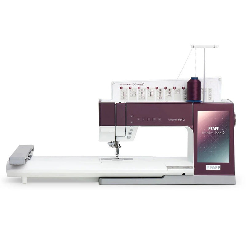 PFAFF creative icon 2 Sewing & Embroidery Machine – Purple Aurora Edition