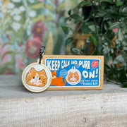 The Crafty Kit Company Keep Calm and Purr On Mini Matchbox Cross Stitch Kit