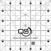 Quilters Select 5" x 5" Crystal Non - Slip Quilting Ruler – QS - CRL5X5