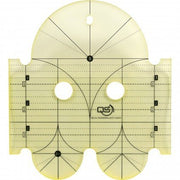 Quilters Select 5" & 2.5" Diameter Arc Ruler – Precision Machine Quilting Template (QS - RUL5CL)