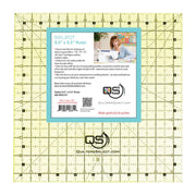 Quilters Select 9.5" x 9.5" Quilting Ruler – Non - Slip Precision Square Ruler (QS - RUL9.5)