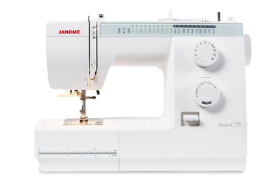 Janome Sewist 721 Mechanical Sewing Machine with Hard Cover