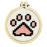 The Crafty Kit Company Stay Paw-some Mini Matchbox Cross Stitch Kit