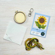 The Crafty Kit Company Van Gogh's Sunflower Mini Matchbox Cross Stitch Kit