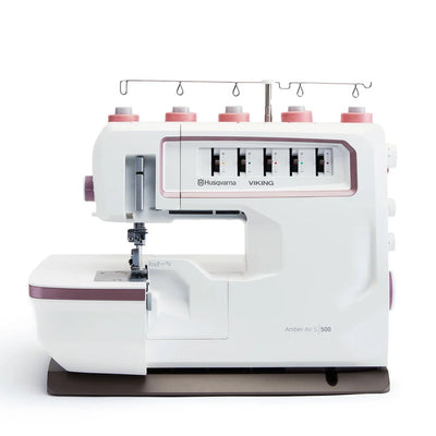 HUSQVARNA VIKING Amber Air S 500 Air-Threading Overlock Coverlock Machine