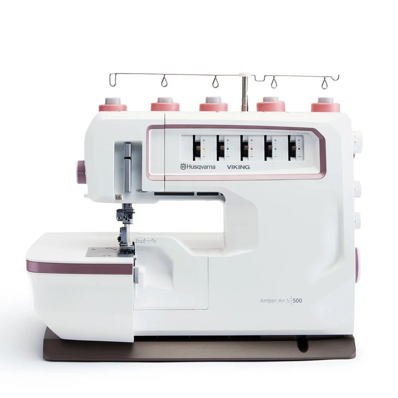 HUSQVARNA VIKING Amber Air S 500 Air-Threading Overlock Coverlock Machine