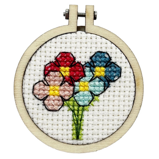 The Crafty Kit Company Thanks a Bunch Mini Matchbox Cross Stitch Kit