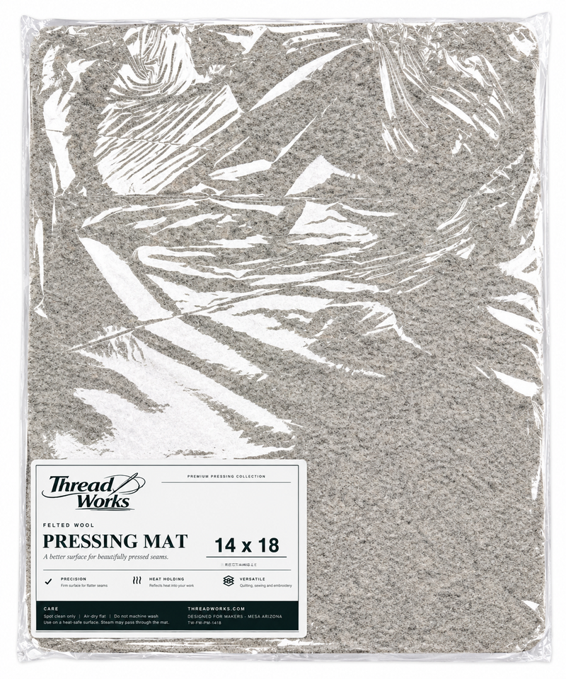 ThreadWorks Wool Pressing Mat – 14 × 18 in.