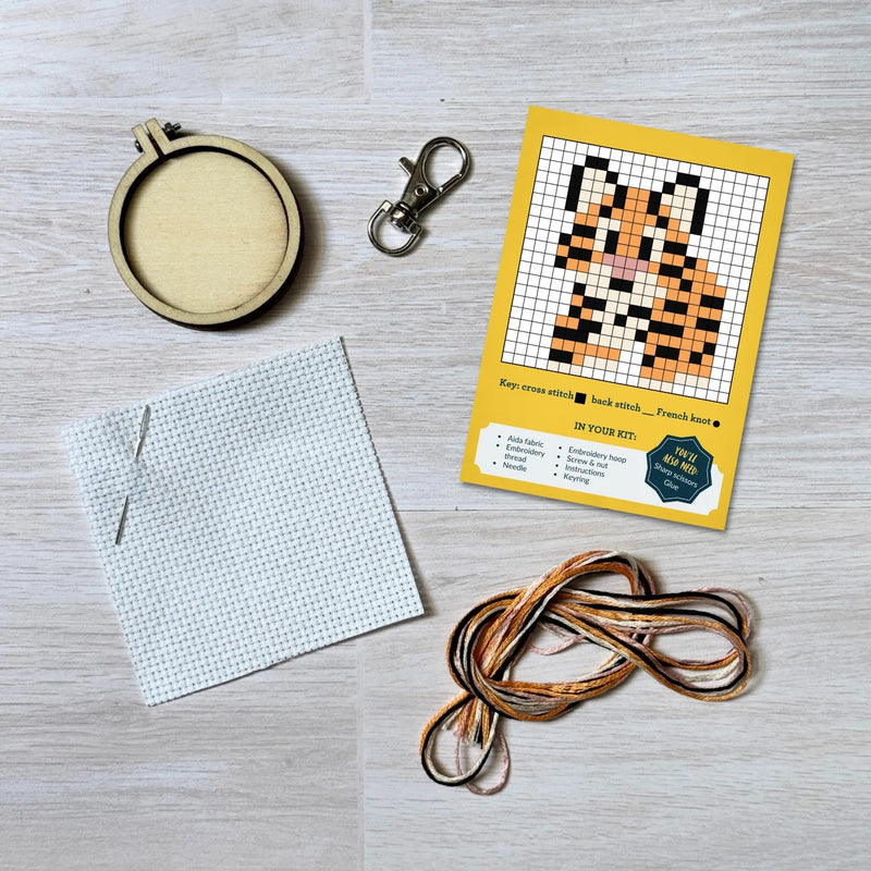 The Crafty Kit Company You're Grrreat Mini Matchbox Cross Stitch Kit