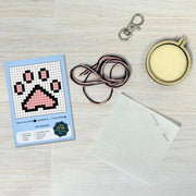 The Crafty Kit Company Stay Paw-some Mini Matchbox Cross Stitch Kit