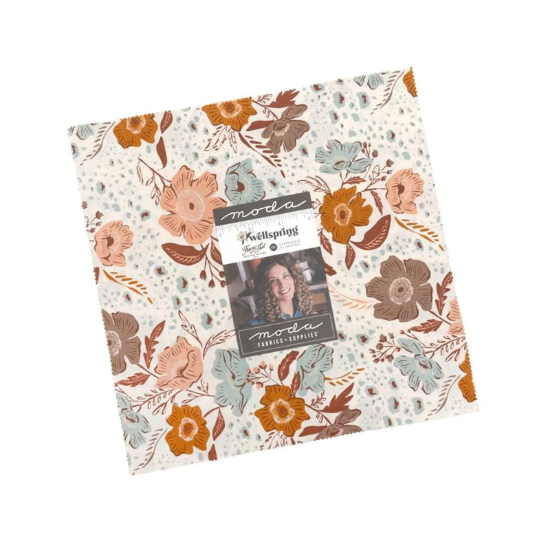 Wellspring Layer Cake 42-piece Moda precut with 10-inch fabric squares, SKU 45670LC