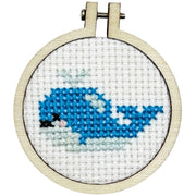 The Crafty Kit Company Whale Done Mini Matchbox Cross Stitch Kit
