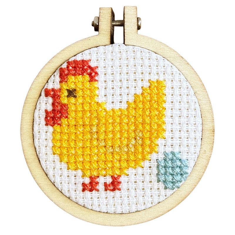 The Crafty Kit Company You're a Cracking Good Friend Mini Matchbox Cross Stitch Kit