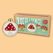 The Crafty Kit Company You're a Fungi Mini Matchbox Cross Stitch Kit
