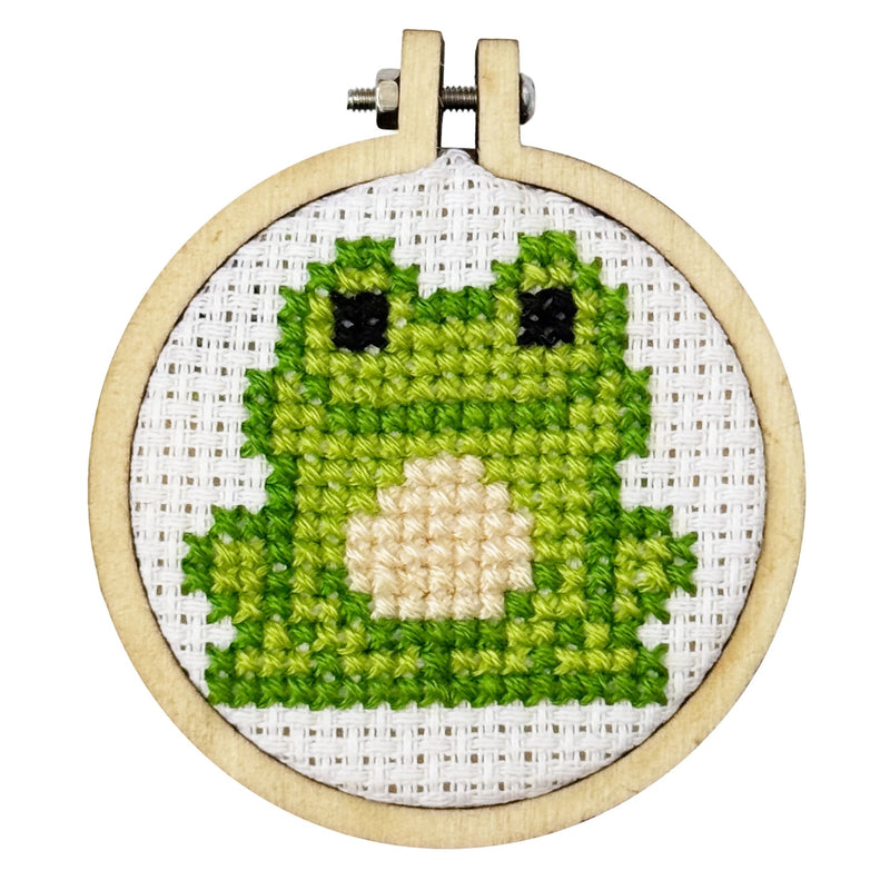 The Crafty Kit Company You're Toad-ally Loved Mini Matchbox Cross Stitch Kit