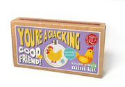 The Crafty Kit Company You're a Cracking Good Friend Mini Matchbox Cross Stitch Kit