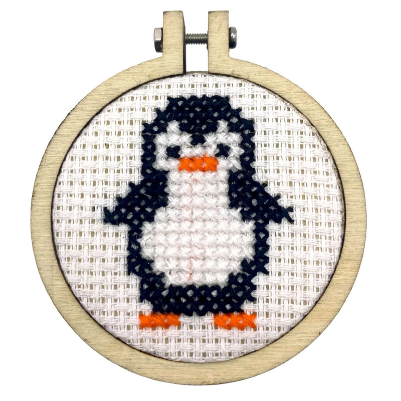 The Crafty Kit Company You're Brrrilliant Mini Matchbox Cross Stitch Kit