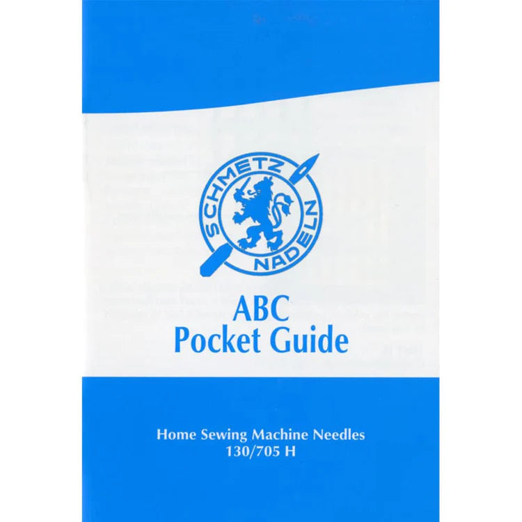 Schmetz Sewing Machine Needle 'ABC' Pocket Guide
