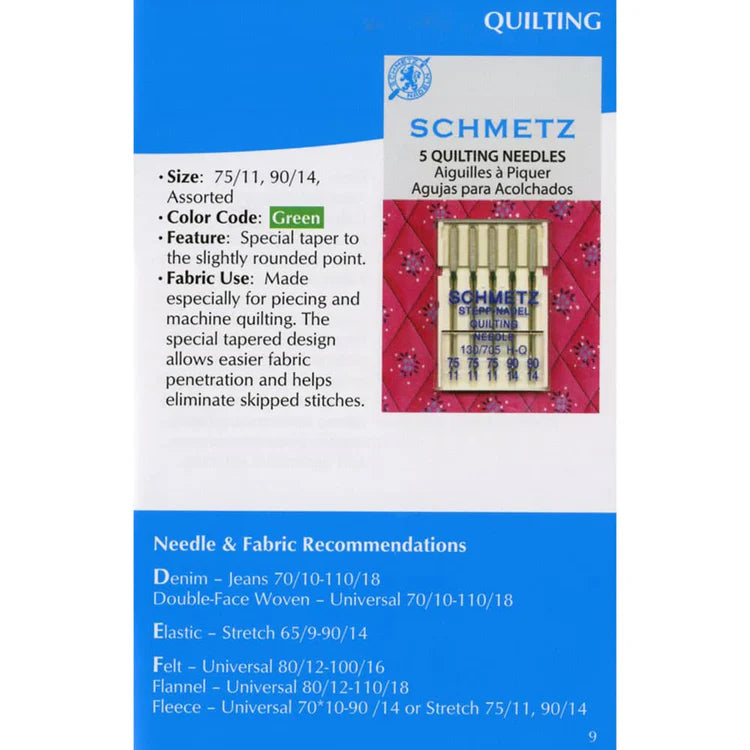 Schmetz Sewing Machine Needle 'ABC' Pocket Guide