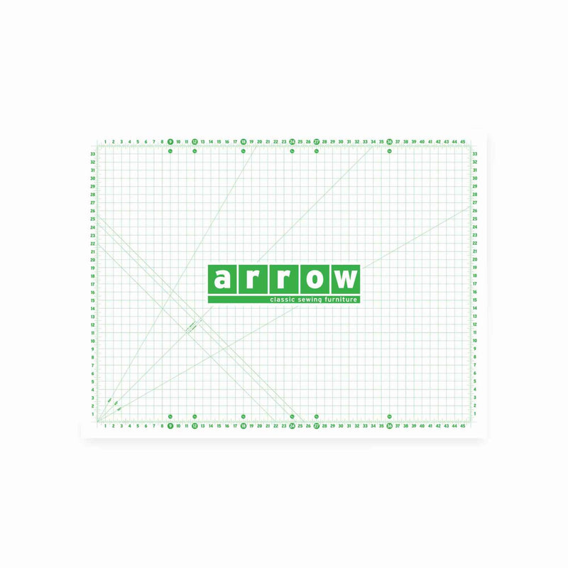 Arrow MAT-C 48 x 36-inch rotary cutting mat with grid and angle guides