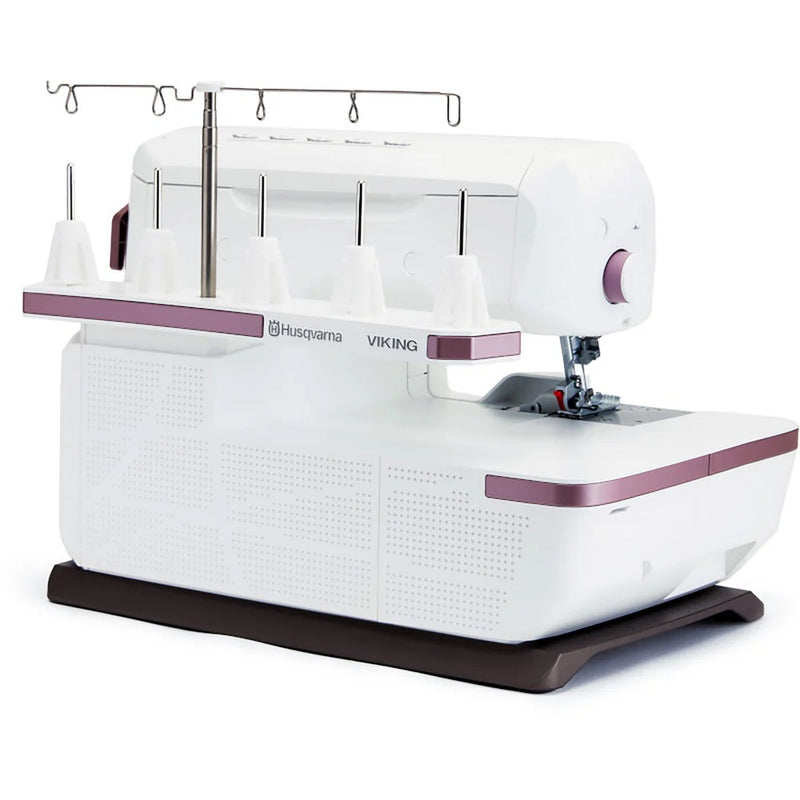 HUSQVARNA VIKING Amber Air S 500 Air-Threading Overlock Coverlock Machine