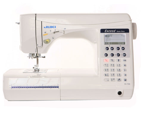 Juki HZL-F300 sewing and quilting machine – front view