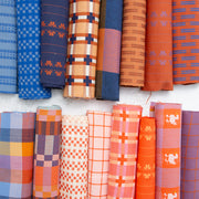 Fine and Dandy cotton woven collection in warm and cool coordinating colors