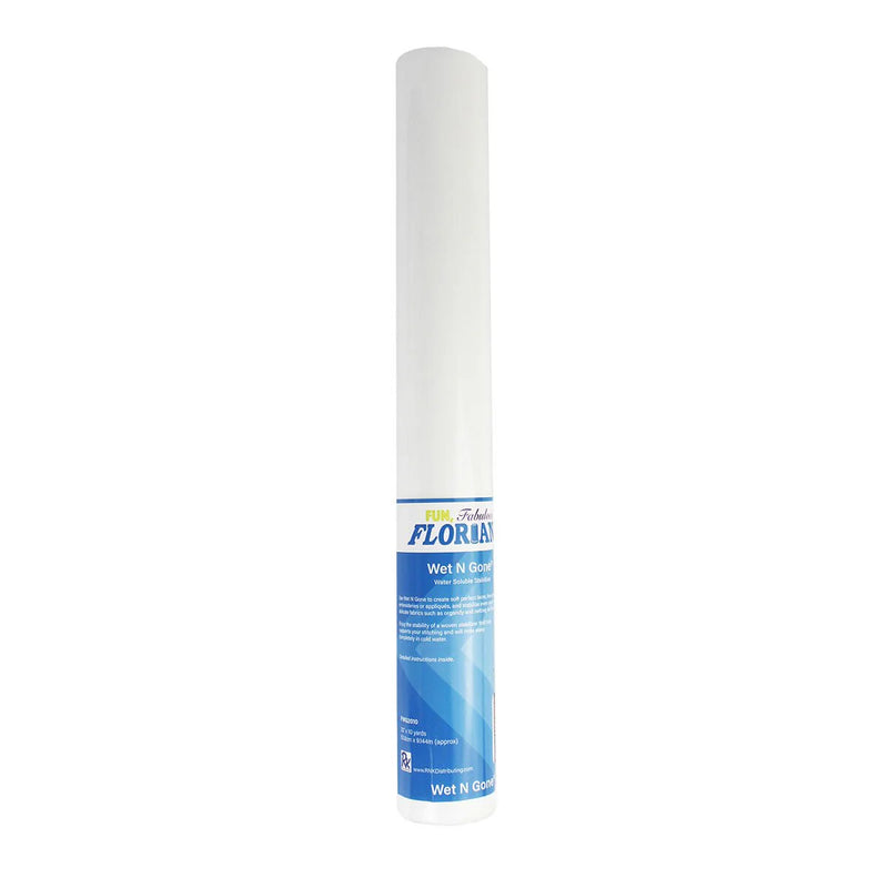 Floriani Wet N Gone Tacky Embroidery Stabilizer – 20" x 10 yd