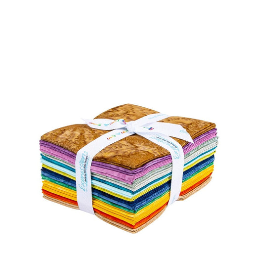 Riley Blake Expressions Batiks Hand-Dyes Bright Day Fat Quarter Bundle – 16 Pieces official Riley Blake Designs product view, manufacturer SKU FQ-21011-16