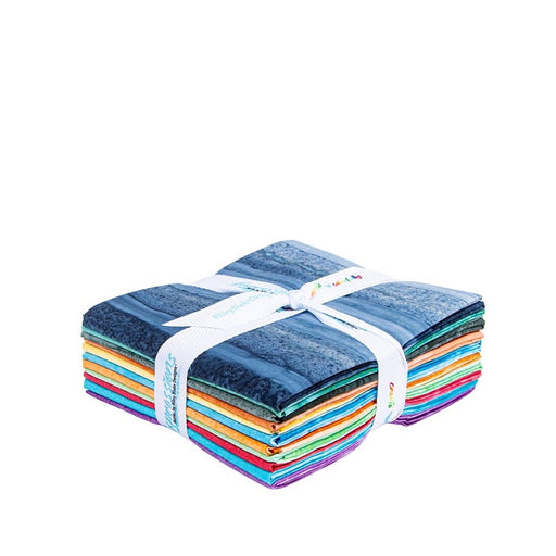 Riley Blake Expressions Batiks Elementals Color Fade Ombre Fat Quarter Bundle – 11 Pieces official Riley Blake Designs product view, manufacturer SKU FQ-21201-11