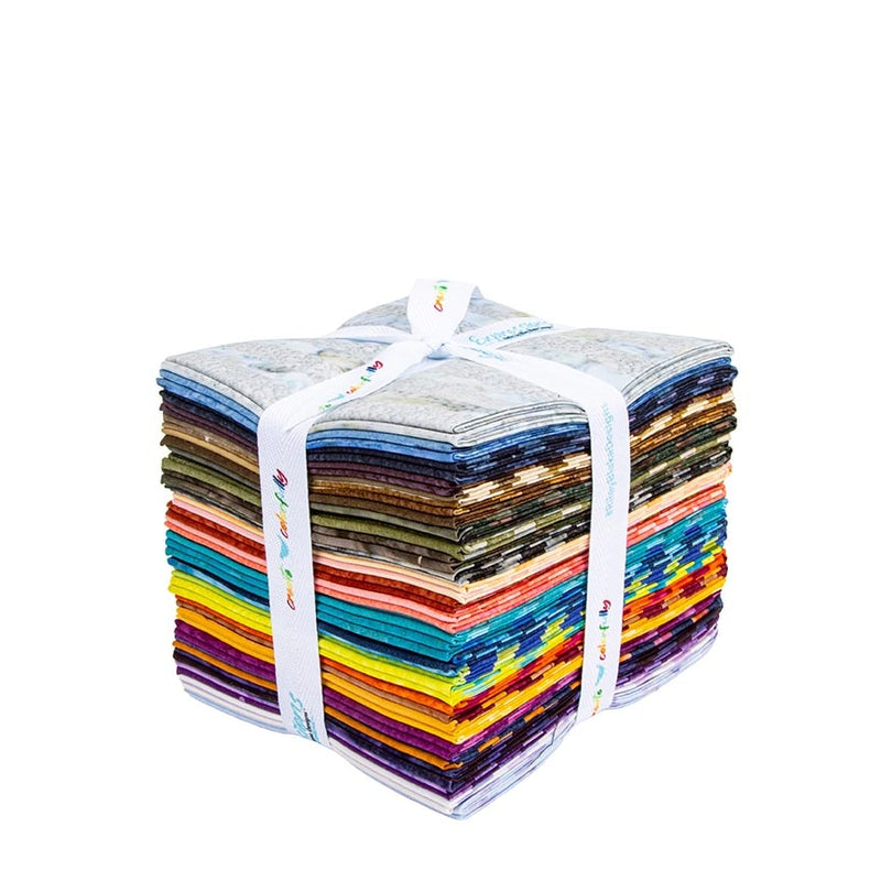 Riley Blake Expressions Batiks Elementals Get in Line Fat Quarter Bundle – 27 Pieces official Riley Blake Designs product view, manufacturer SKU FQ-21301-27