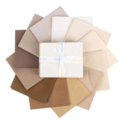 Confetti Cotton Neutral Fat quarter bundle by Riley Blake Designs showing 12 coordinated fat-quarter cuts for quilting and sewing