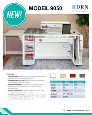 Horn Model 9050 Sewing Cabinet