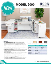 Horn Model 9090 Sewing Cabinet