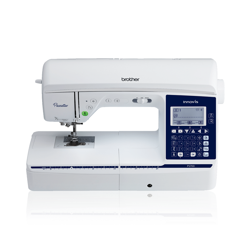 brother-pacesetter-innov-is-ps700-sewing-machine-front-view-isolated-on-black-background