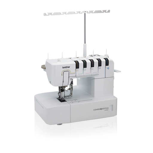 brother-cv3550-double-sided-cover-stitch-machine-front-angle-view-isolated-on-black-background