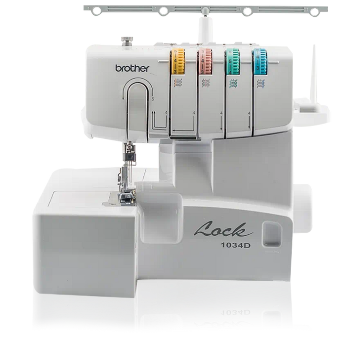 brother-lock-1034d-serger-front-view-showing-stitch-width-lever-and-tension-dials-on-black-background