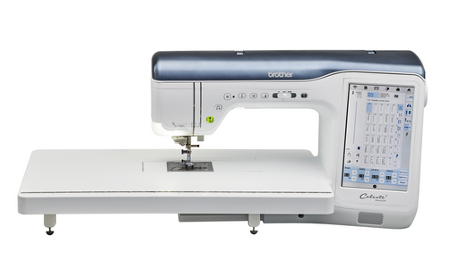 brother-celeste-innov-is-cx1-sewing-machine-with-attached-wide-extension-table-front-view