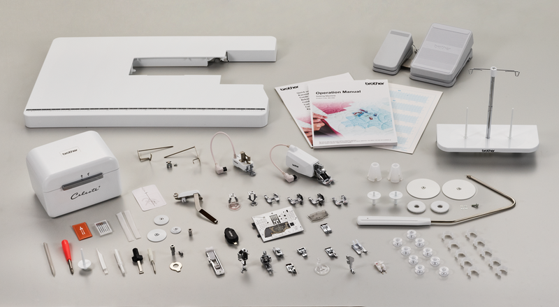overhead-view-brother-celeste-innov-is-cx1-accessories-kit-spread-including-manual-and-presser-feet